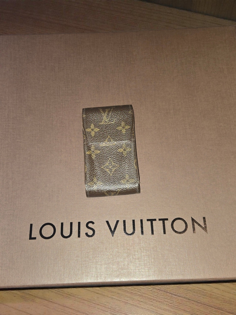 Louis Vuitton Monogram Cigarette Case With Dust Bag And Box/COA